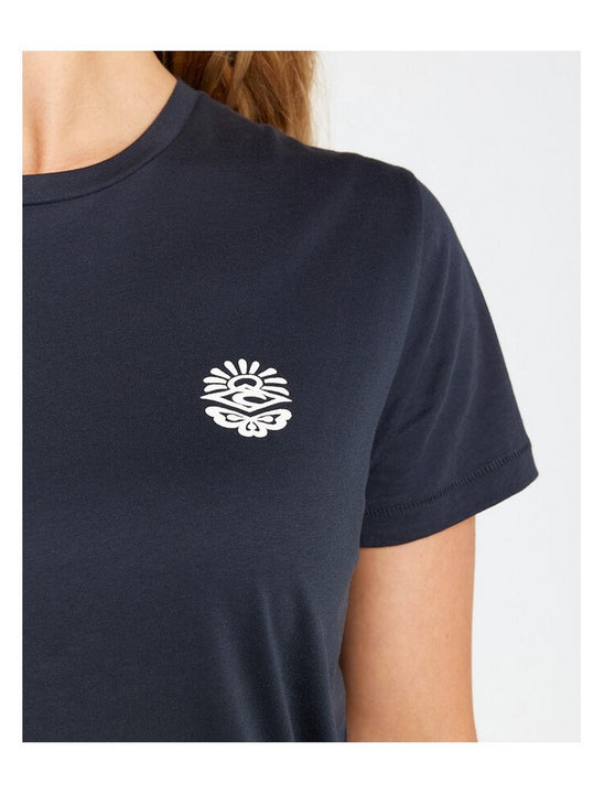 Koszulka RIP CURL Re-Entry Crew Tee granatowy
