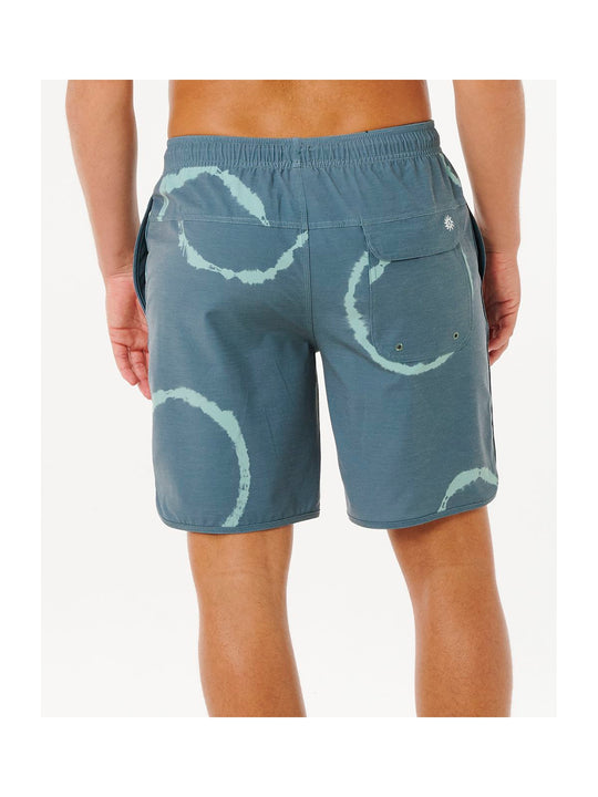Boardshorty męskie RIP CURL Pacific Rinse Dye Volley zielone
