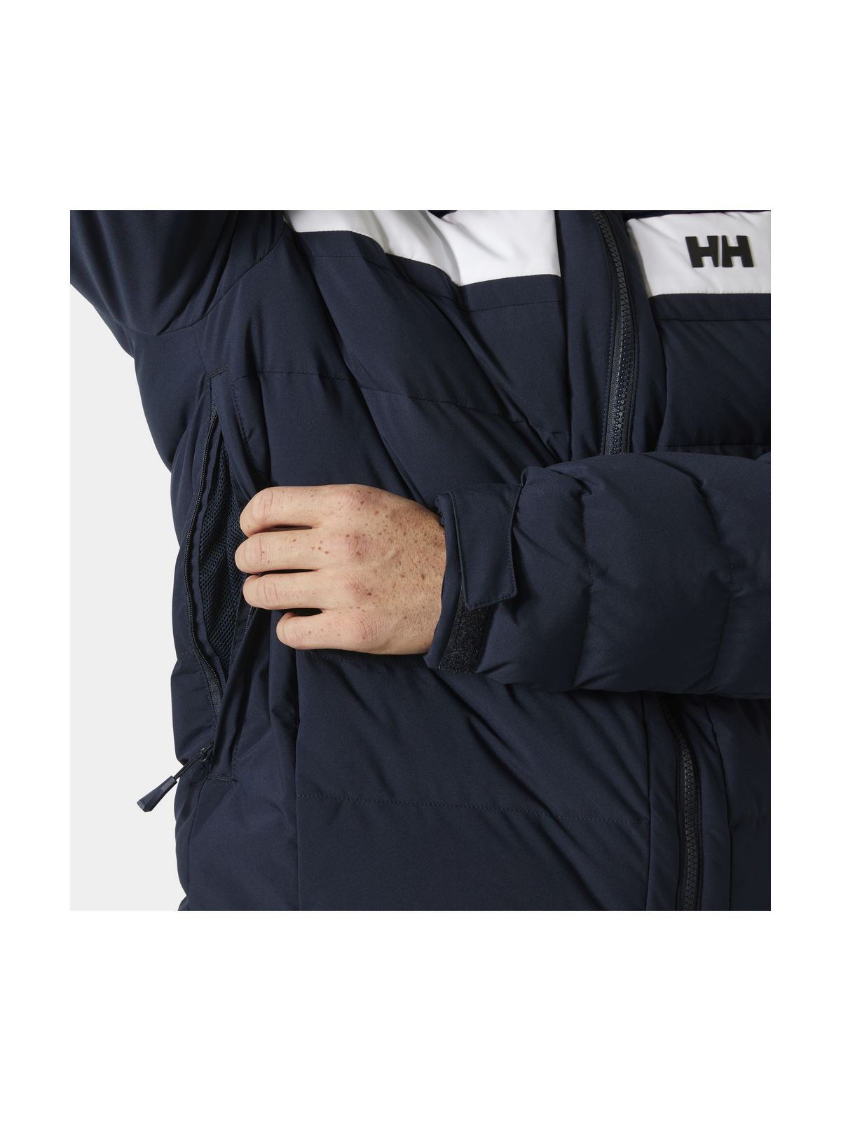 Kurtka narciarska męska HELLY HANSEN BOSSANOVA PUFFY JACKET granatowa
