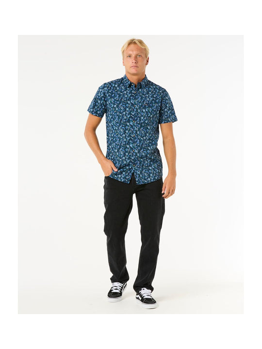 Koszula RIP CURL Floral Reef S/S Shirt granatowy
