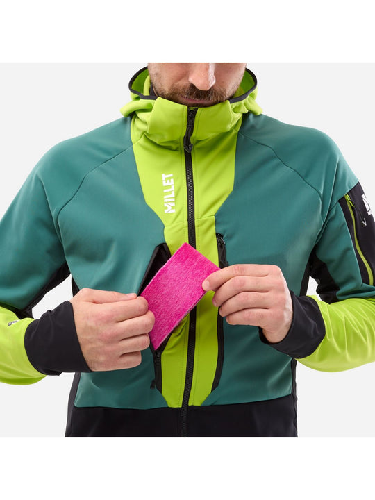 Kurtka narciarska męska MILLET M PIERRAENT HOODIE czarna
