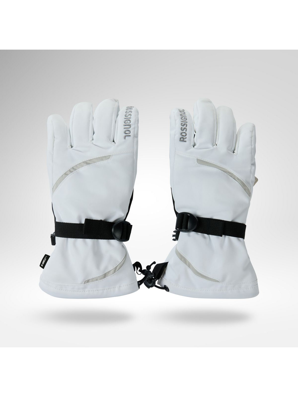 Rękawice narciarskie damskie ROSSIGNOL W Temptation Ski Gloves R-Shel białe
