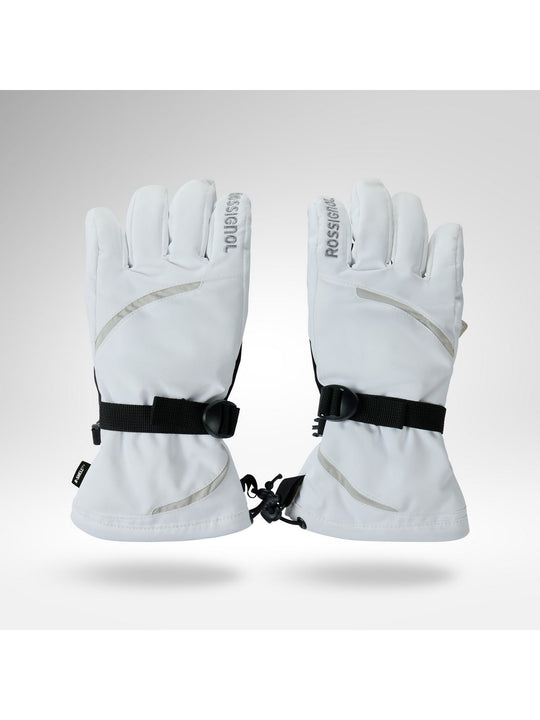 Rękawice narciarskie damskie ROSSIGNOL W Temptation Ski Gloves R-Shel białe
