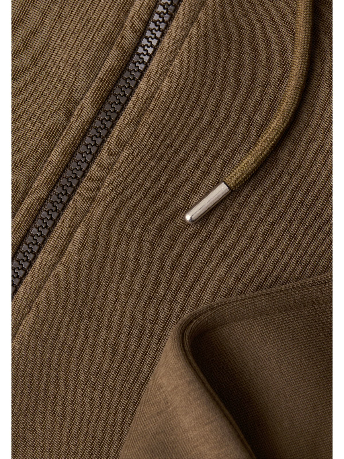 Bluza damska CASALL Easy Oversized Zip Hoodie kolor brązowy