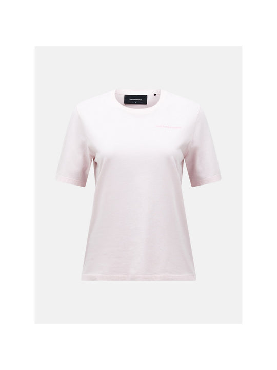 Koszulka damska PEAK PERFORMANCE Original Small Logo Tee różowa
