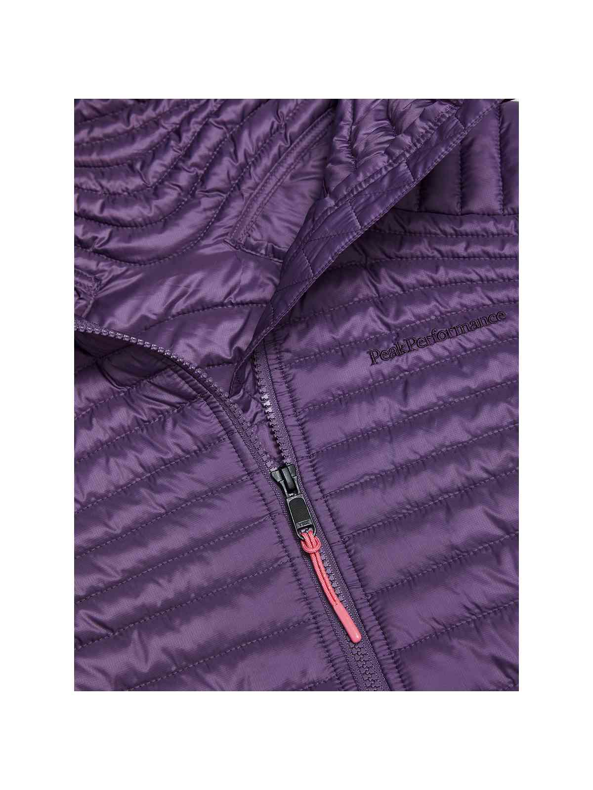 Kurtka damska PEAK PERFORMANCE Monolight Insulated Hood Jacket fioletowa