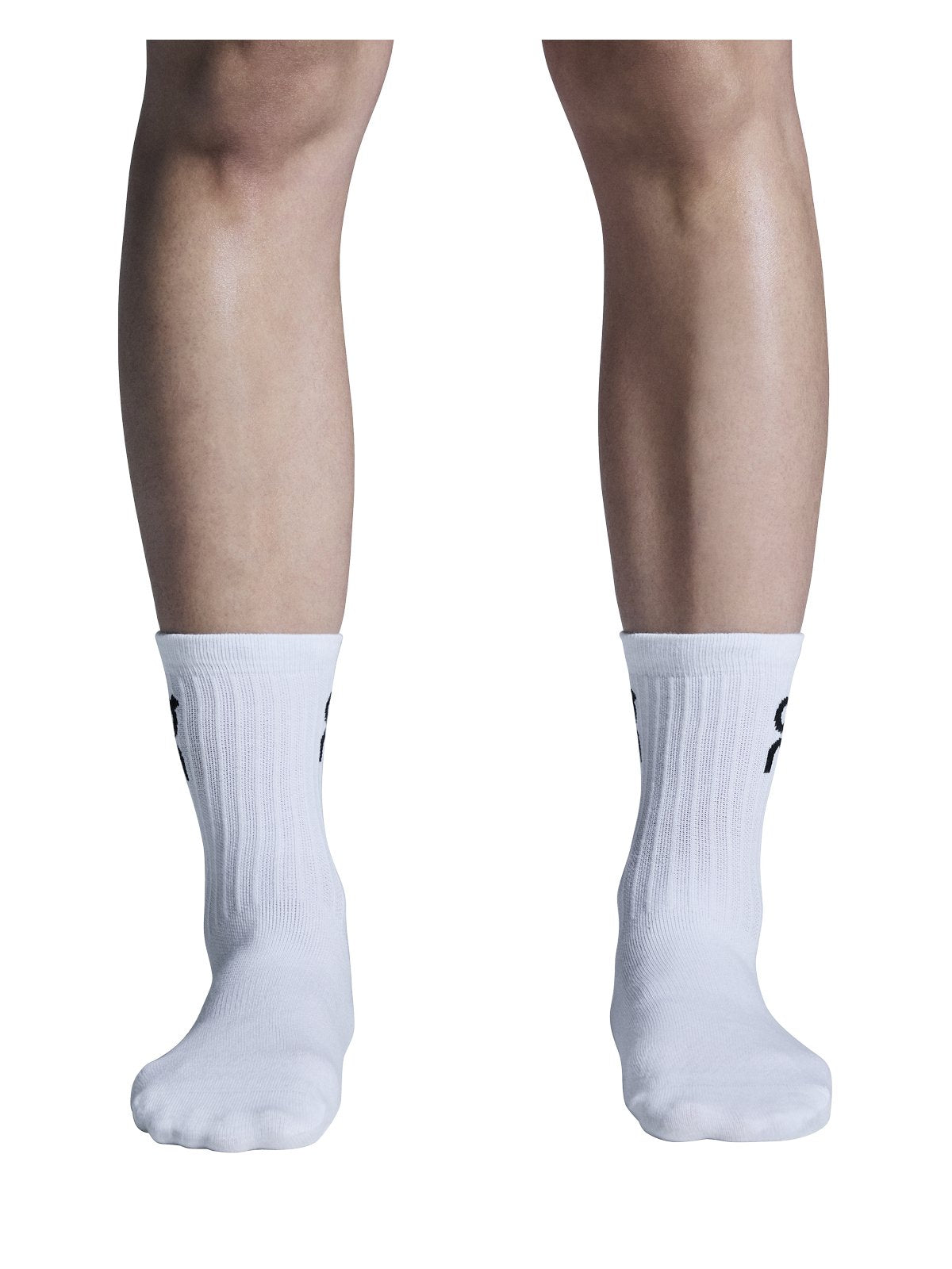 Skarpety treningowe On Logo Sock High 3Pack biały