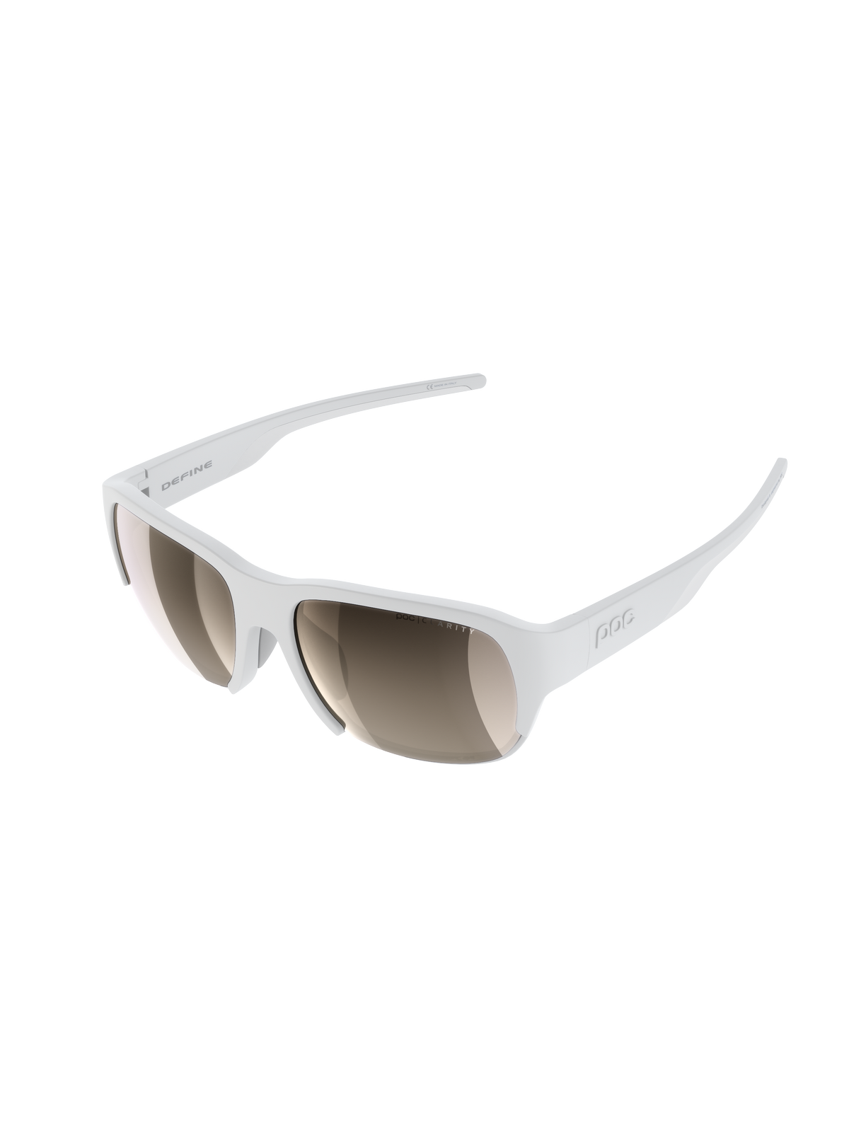 Okulary POC DEFINE biały - Clarity Trail | Brown/Silver Mirror Cat 2 - ONE SIZE - Adventure Sports