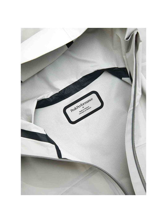 Kurtka męska PEAK PERFORMANCE M Treeline Hipe 2.5L Shell Parka kolor szary
