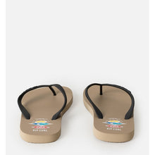 Japonki plażowe męskie RIP CURL Icons Of Surf Bloom Open Toe beżowe
