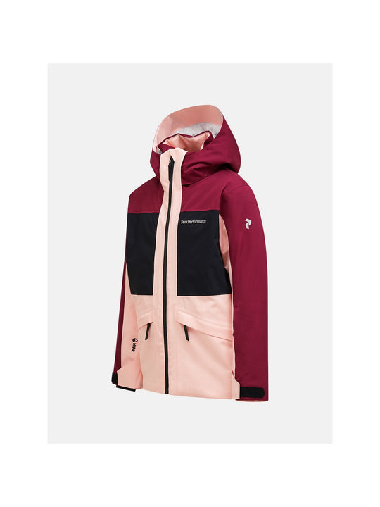 Kurtka PEAK PERFORMANCE JR Gravity Insulated Jacket bordowy
