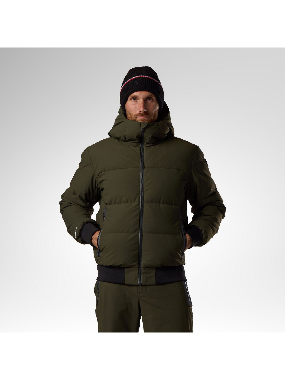 Kurtka narciarska męska ROSSIGNOL M Snowblaze Down Bomber Jacket zielona