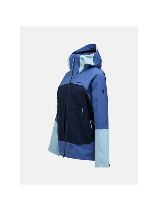 Kurtka narciarska męska PEAK PERFORMANCE Vislight GORE-TEX C-Knit 3L Shell Jacket niebieska
