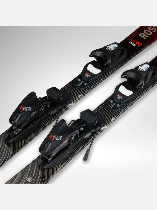 Narty dla dzieci ROSSIGNOL Hero Pro Multi-Event Kid-X + wiązania LOOK Kid 4 Gw B76 Black
