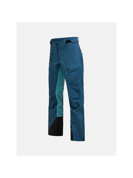 Spodnie PEAK PERFORMANCE W Vislight Gore-Tex C-Knit Pants niebieski
