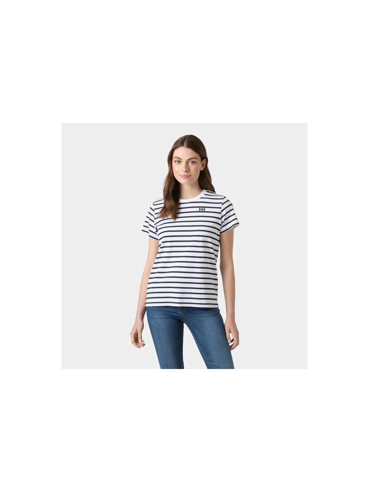 Koszulka damska HELLY HANSEN W Core Graphic T-Shirt 2.0 biała