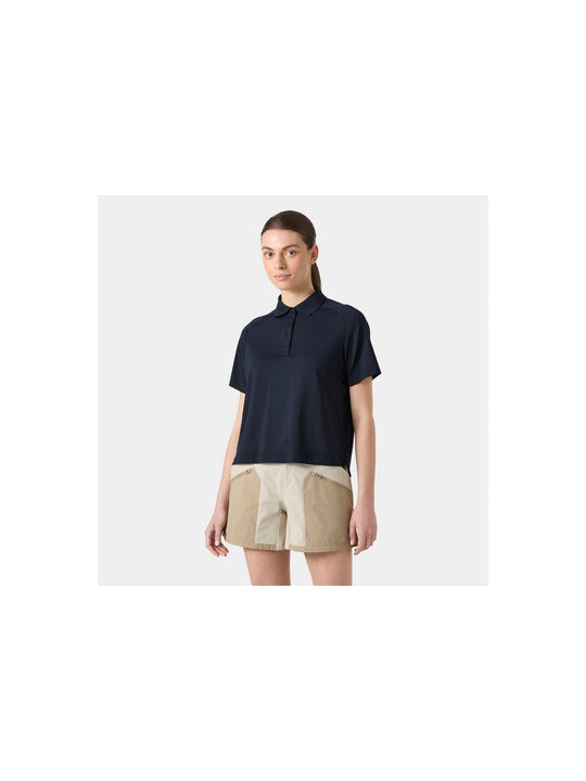 Koszulka damska HELLY HANSEN W Hp Salina Polo granatowa
