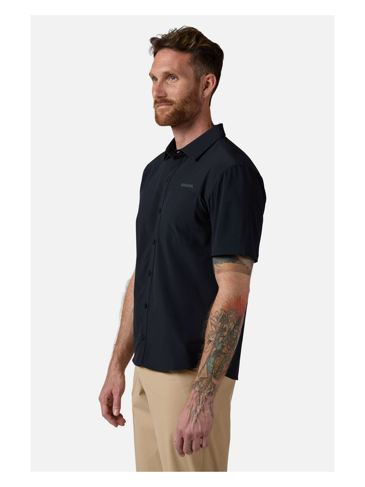 Koszula męska ROSSIGNOL LYCIAN SHIRT czarny - Adventure Sports