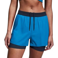 Szorty do biegania damskie ON RUNNING 3" Performance 2/1 Shorts niebieski
