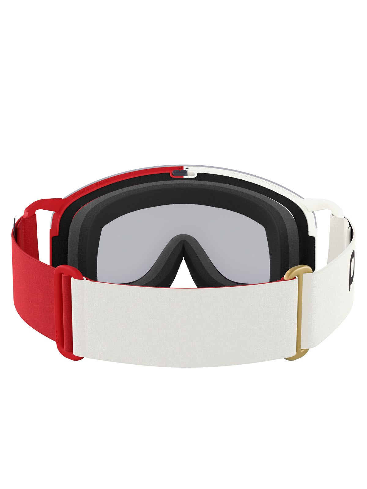 Gogle narciarskie POC Nexal Mid Wide Fit biało/czerwony Cat 2