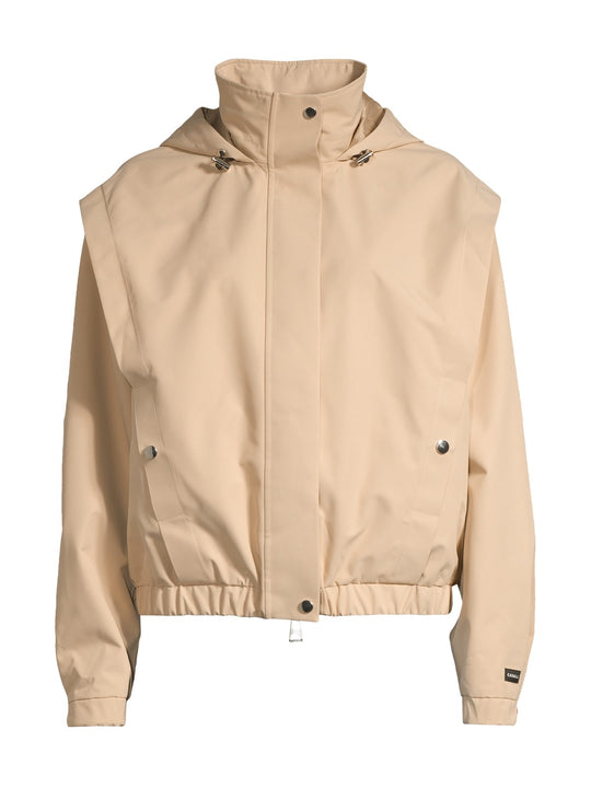 Kurtka damska CASALL Scandi Bomber Rain Jacket kolor beżowy
