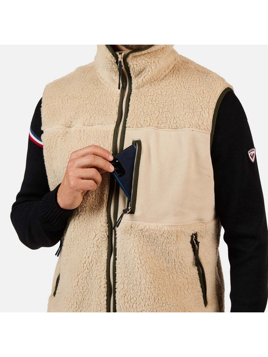 Kamizelka męska ROSSIGNOL All Track Sherpa Vest szara
