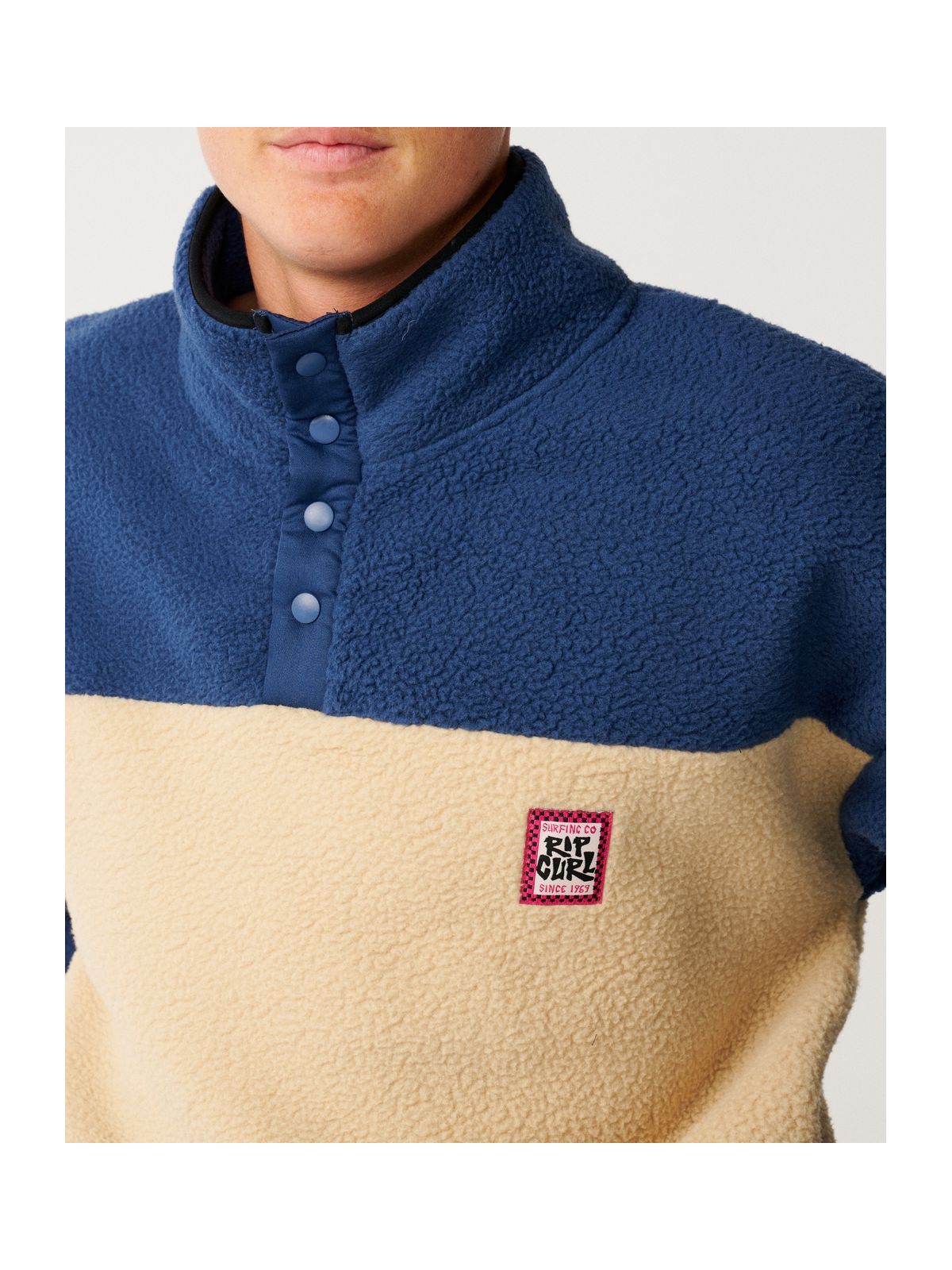 Polar męski RIP CURL Streamline Half Colar Polar męski zielony