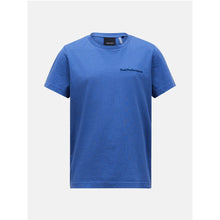 Koszulka juniorska PEAK PERFORMANCE Original Small Logo Tee niebieska
