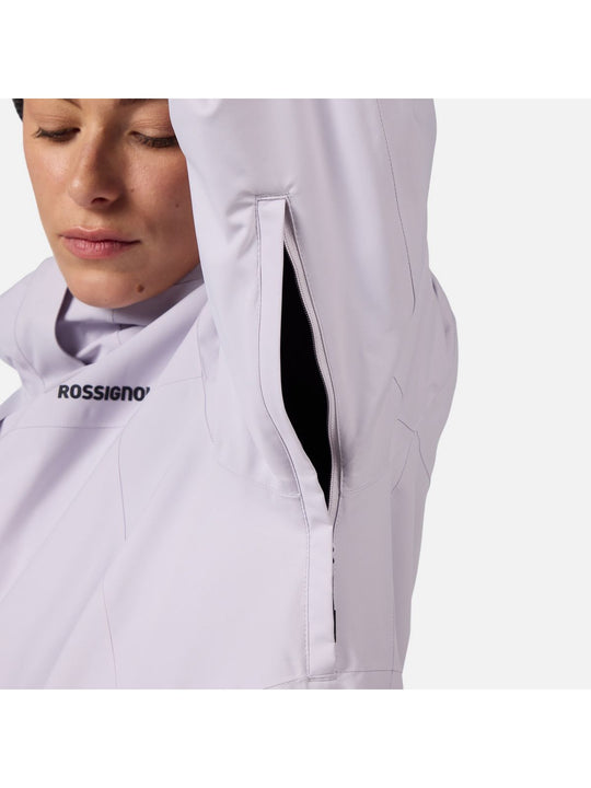 Kurtka narciarska damska ROSSIGNOL W DESAFIO 2L SHELL JKT szara
