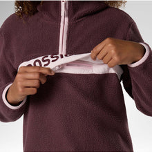 Bluza juniorska ROSSIGNOL Jr Alltrack Anorak Fleece bordowa
