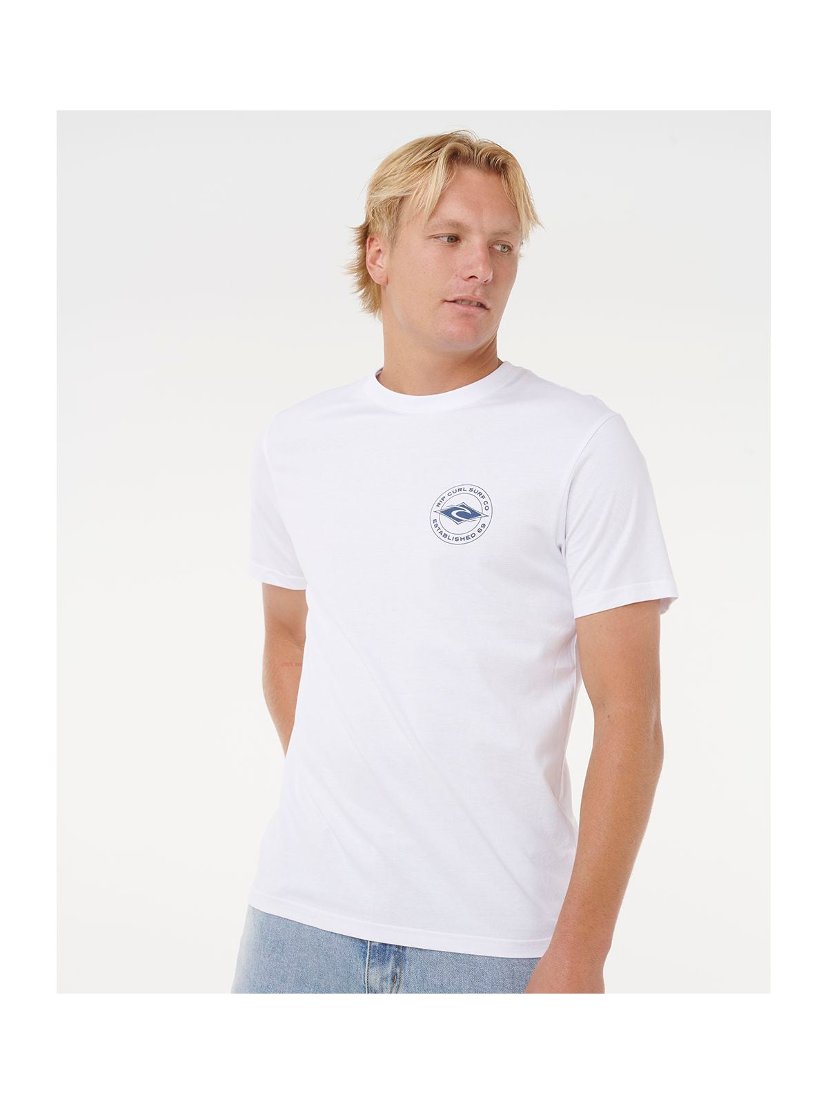Koszulka RIP CURL STAPLE TEE biała