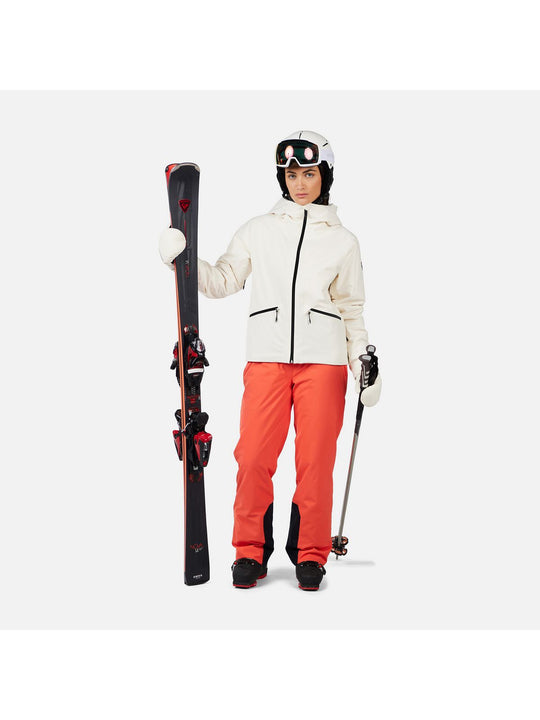 Kurtka narciarska damska ROSSIGNOL W ROCHRUN INSULATED JKT biała
