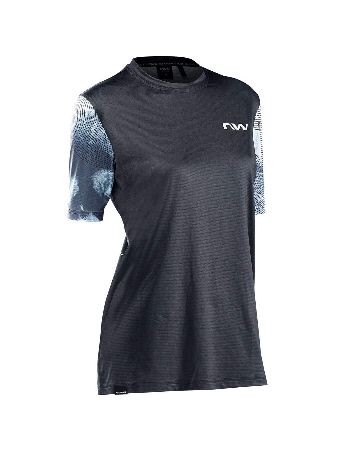 Koszulka rowerowa damska NORTHWAVE Xtrail 2 Woman Jersey - czarny