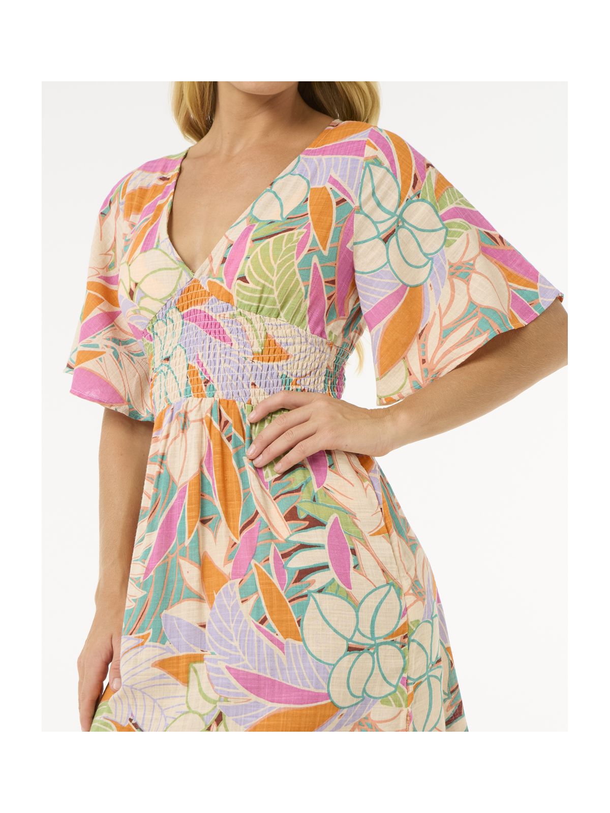 Sukienka RIP CURL Cala Vadella Midi Dress