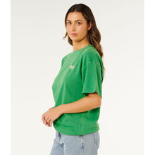 Koszulka damska RIP CURL Surf Revival Heritage Tee zielona
