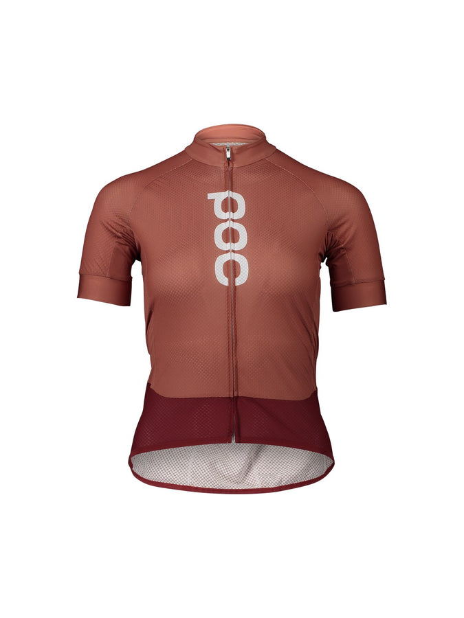 Koszulka rowerowa POC W's ESSENTIAL ROAD LOGO Jersey - czerwony