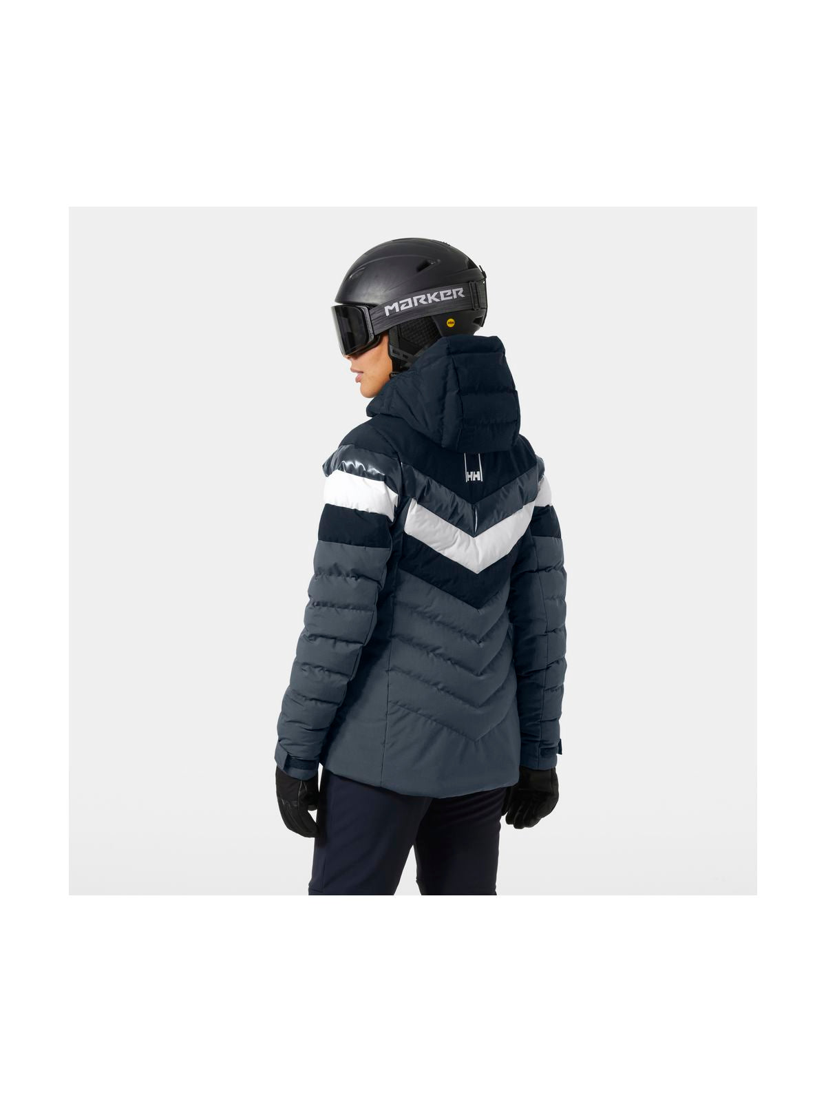 Kurtka narciarska damska HELLY HANSEN W IMPERIAL PUFFY JACKET granatowa