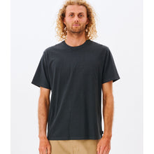 Koszulka męska RIP CURL Plain Wash Tee czarny
