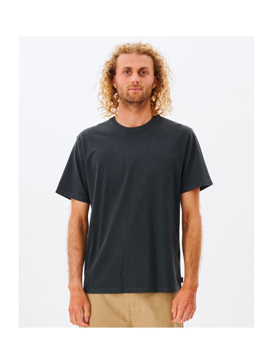 Koszulka męska RIP CURL Plain Wash Tee czarny
