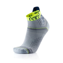 Skarpety do biegania SIDAS Run Feel szaro żółte
