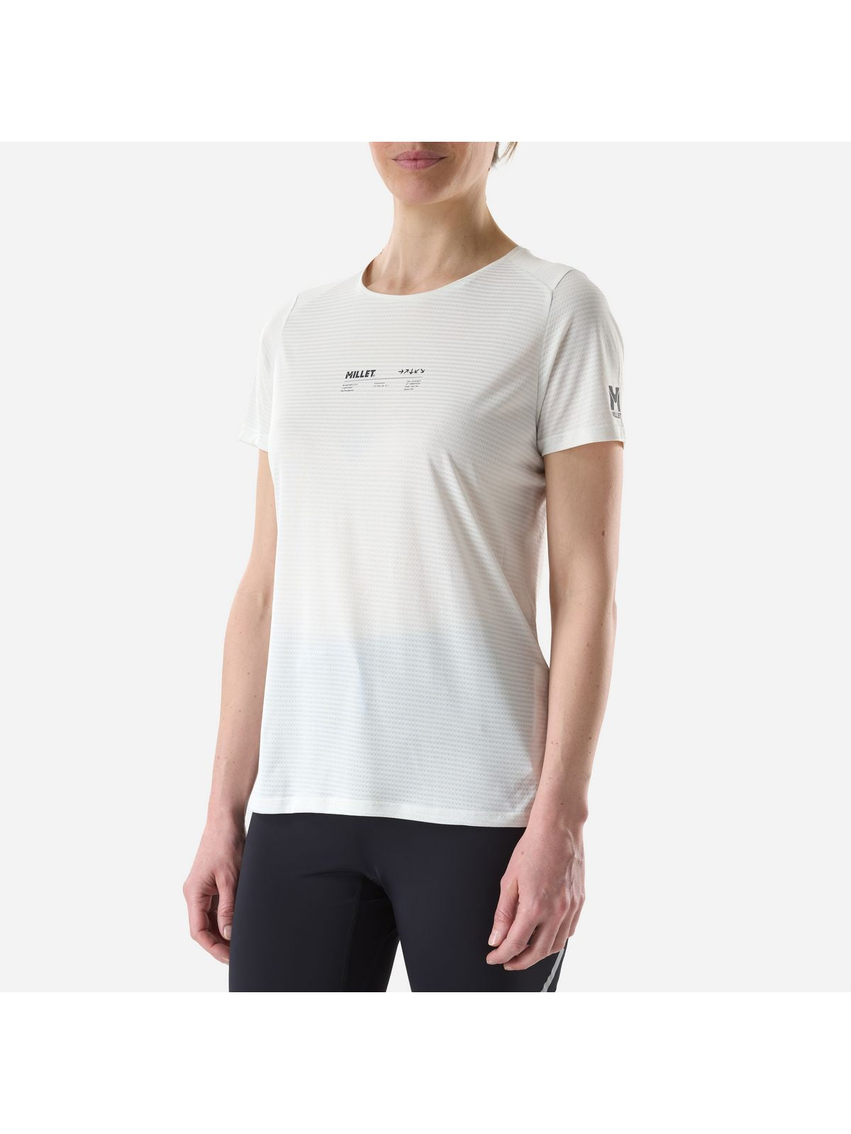 Koszulka damska MILLET W Intense Essential Ts Ss W biała