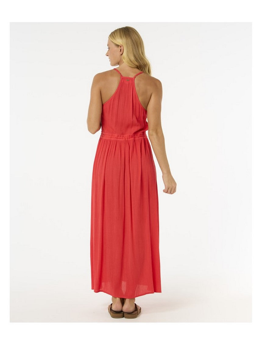 Sukienka letnia RIP CURL Classic Surf Maxi Dress czerwona