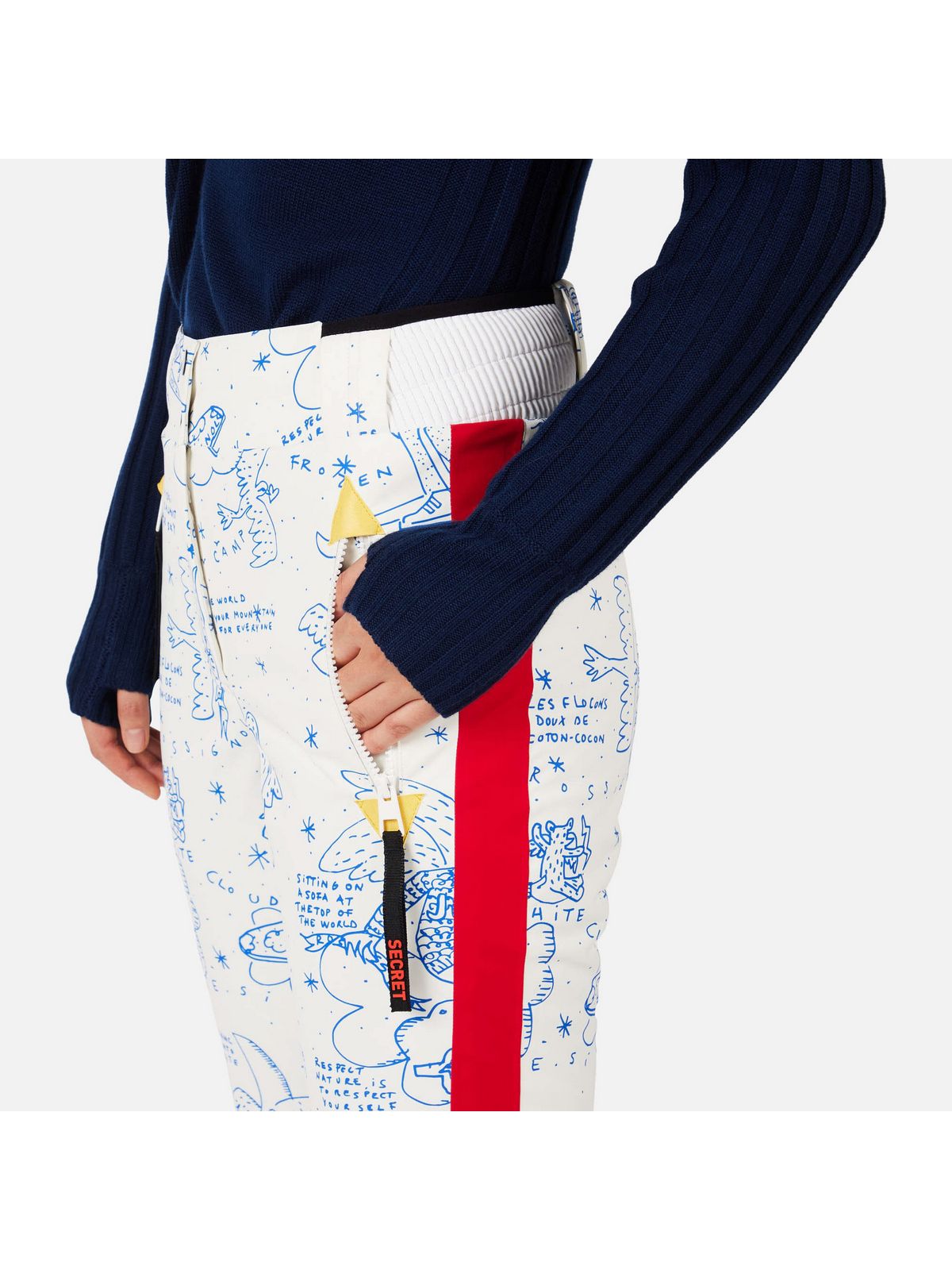 Spodnie narciarskie damskie ROSSIGNOL W Jcc Sublim Pant biały