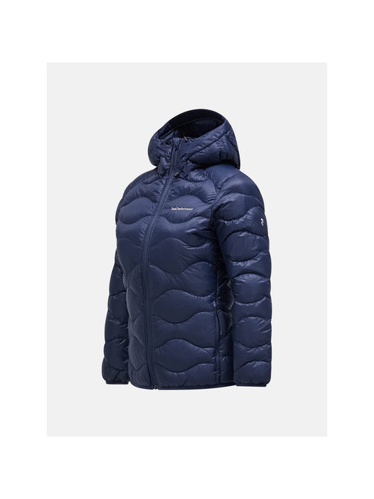 Kurtka puchowa Peak Performance W Helium Down Hood Jacket granatowy
