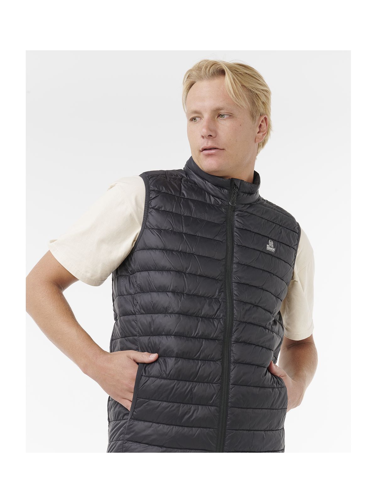 Kamizelka RIP CURL ANTI SERIES SEARCH PUFFER VST czarna