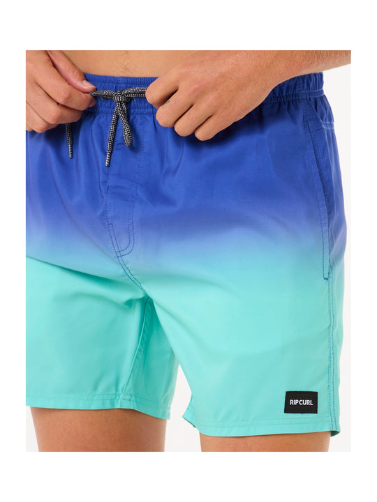 Szorty kąpielowe męskie RIP CURL Laze Fade Volley turkusowe
