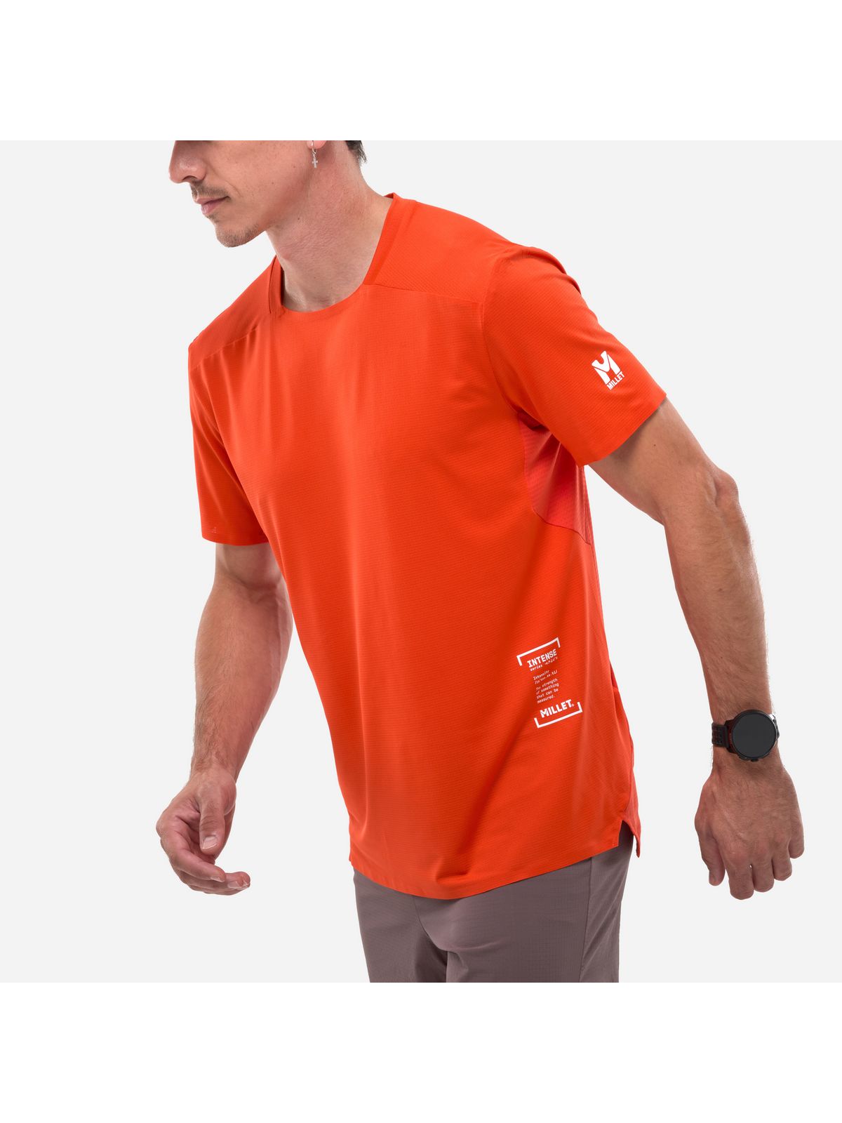 Koszulka męska MILLET Intense Pro Light Ts Ss M czerwona