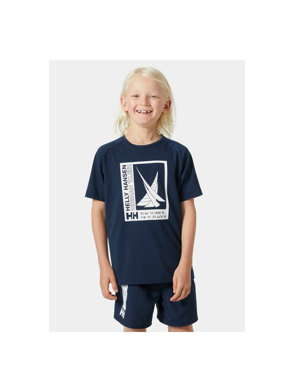 Koszulka HELLY HANSEN Jr Port T-Shirt granatowy