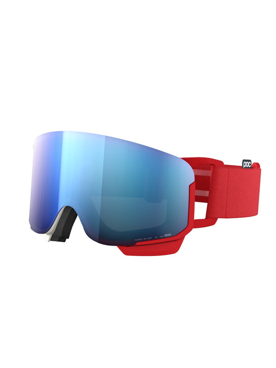 Gogle narciarskie POC Nexal Mid Wide Fit Cat 2 biało/czerwony
