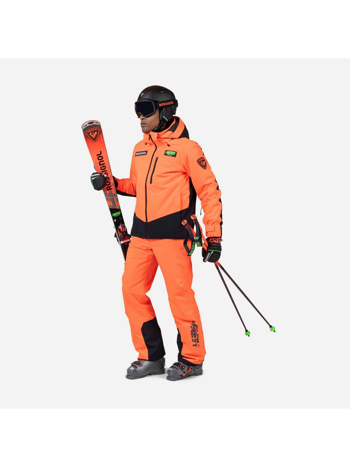 Kurtka narciarska męska ROSSIGNOL Hero Blackside Insulated Jkt czerwona